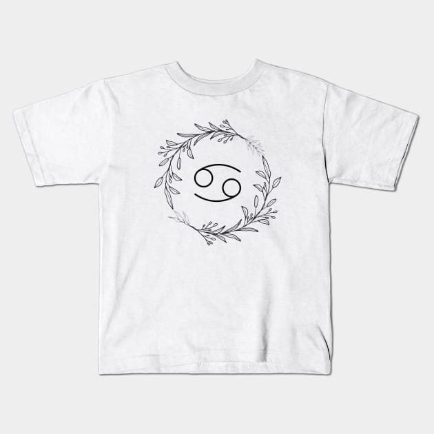 Cancer Sign Kids T-Shirt by TheSoldierOfFortune